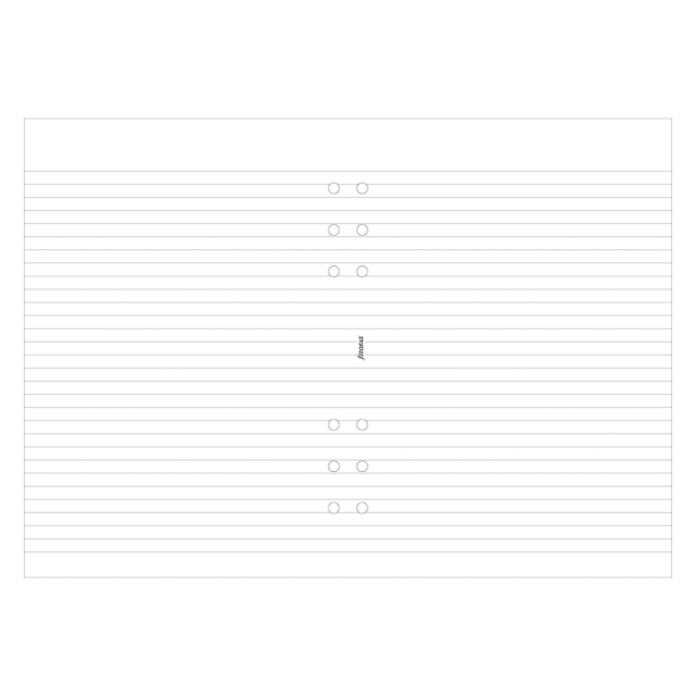 FILOFAX A5 REFILL WHITE NOTEPAD 50PGS