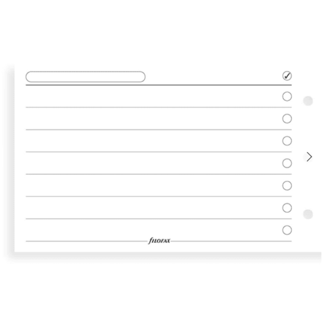 FILOFAX M2 TO DO REFILL 20PK