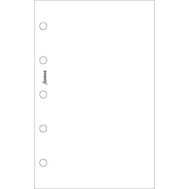 FILOFAX MIN REFILL WHITE PLAIN 20PK