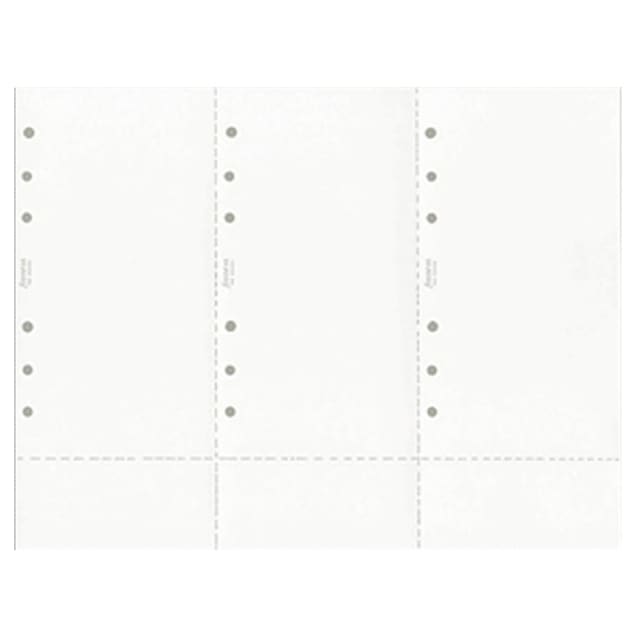 FILOFAX PER WHITE REFILL CMPTR 50PK