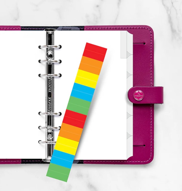 FILOFAX PERsonal COLOUR INDICIES 6PK