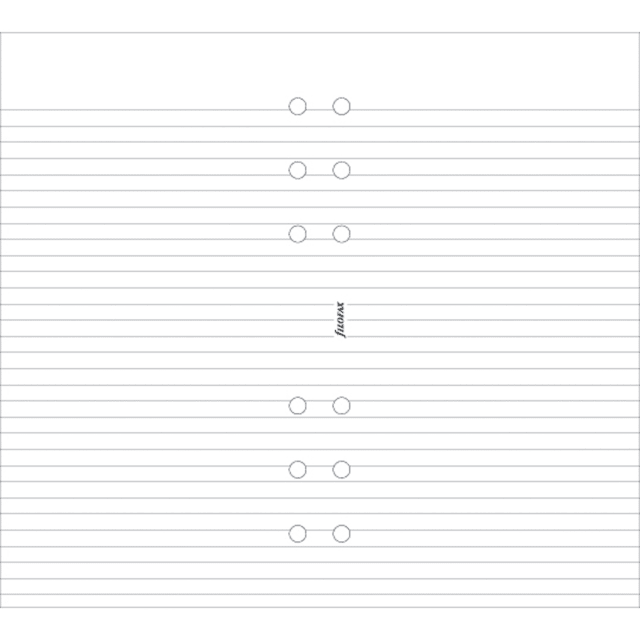FILOFAX PERSONAL REFILL WHITE RULED 30PK