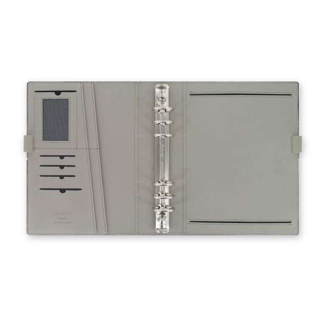 FILOFAX A5 DOMINO ORGANISER BLACK