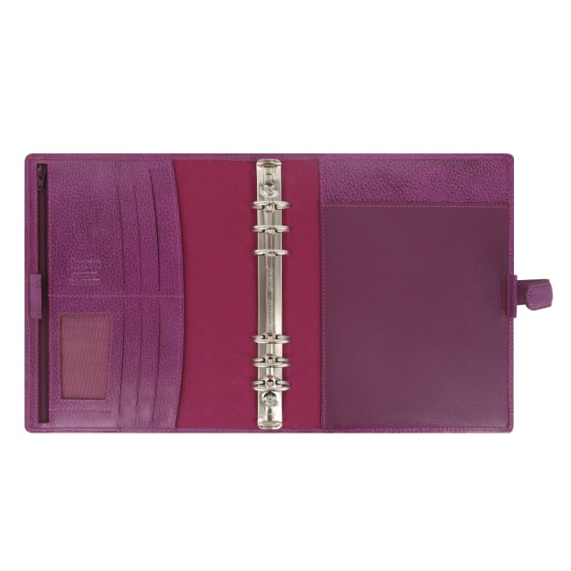 FILOFAX A5 FINSBURY ORGANISER RASPBERRY
