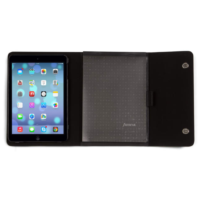FILOFAX A5 NAPPA iPAD MINI CASE BLACK
