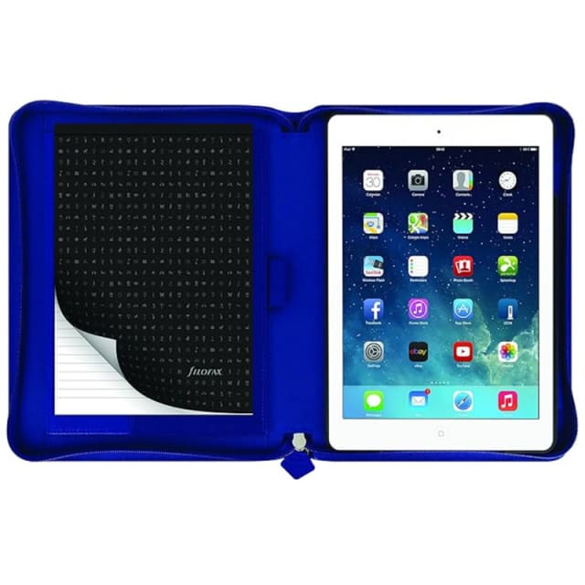 FILOFAX PENNYBRIDGE iPAD AIR CASE COBALT BLUE