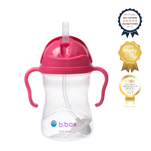 B.BOX Sippy Cup V2 Raspberry