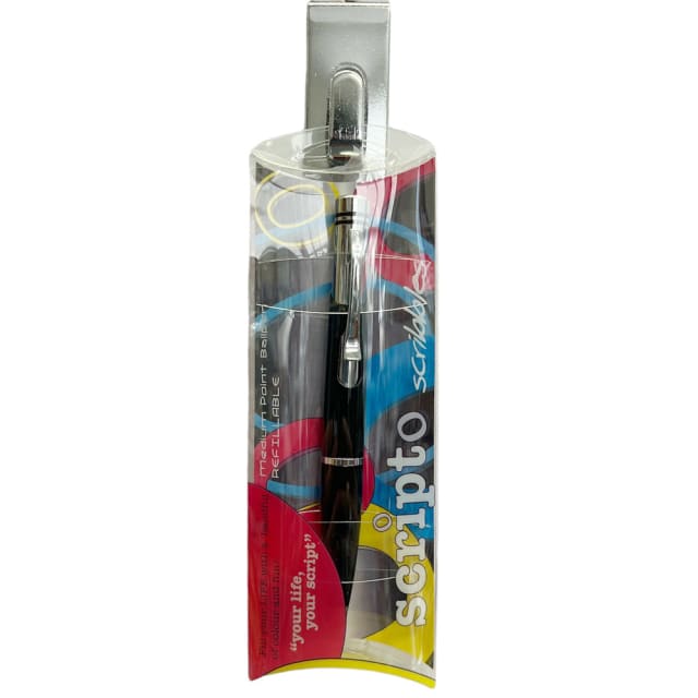 SCRIPTO Clooney Pen Black
