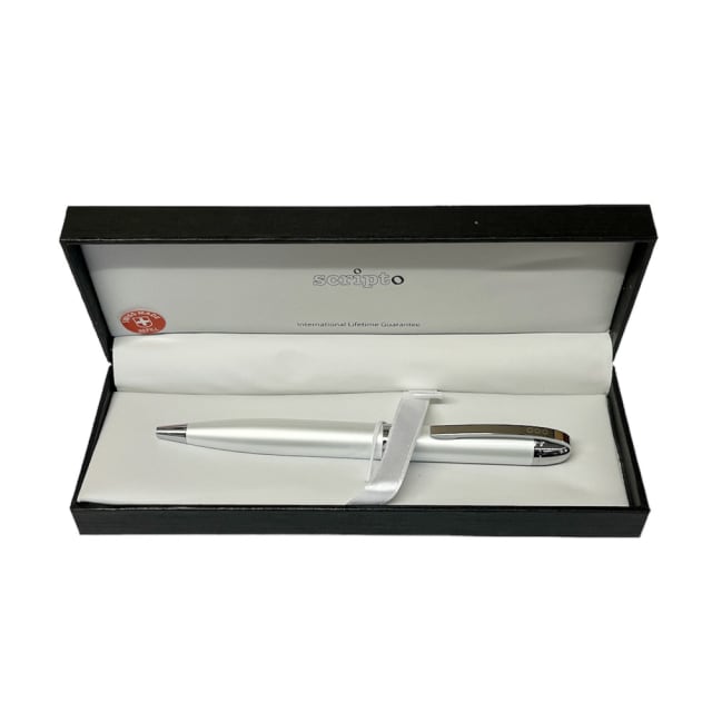 SCRIPTO Sierra Ballpoint White