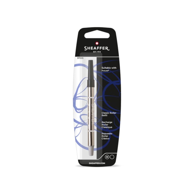 Sheaffer® Classic Rollerball Refill - Black Medium  - Blister Card