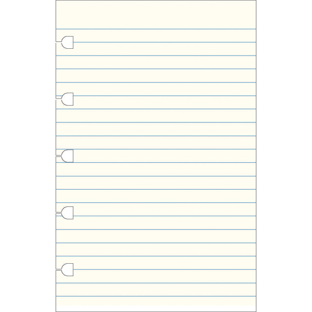 FILOFAX POCKET NOTEBOOK REFILL RULED 32PK