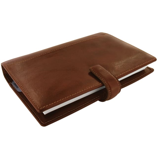 PERSONAL LOCKWOOD ORGANISER COGNAC