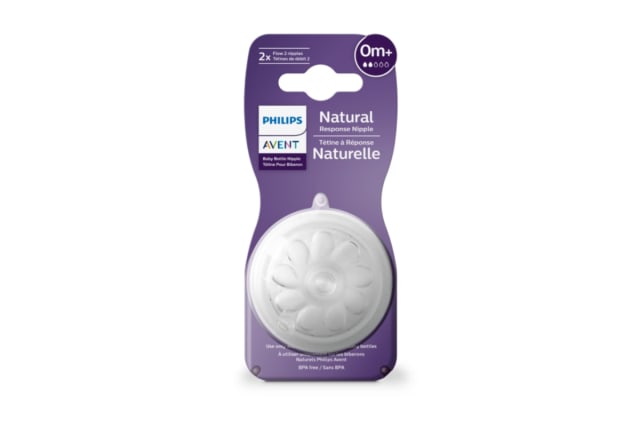 AVENT NATURAL 0M+ NEWBORN TEAT 2PK