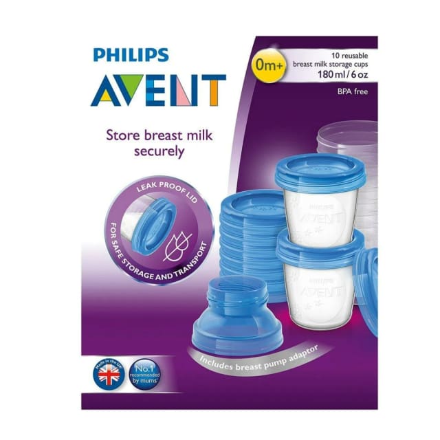 AVENT VIA CUPS (180ML) 10PK