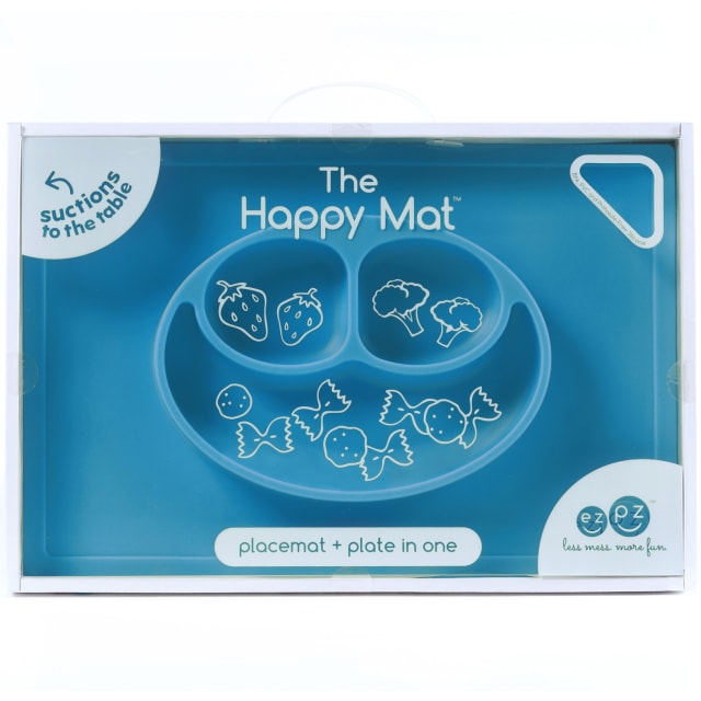 EZPZ UK HAPPY MAT BLUE