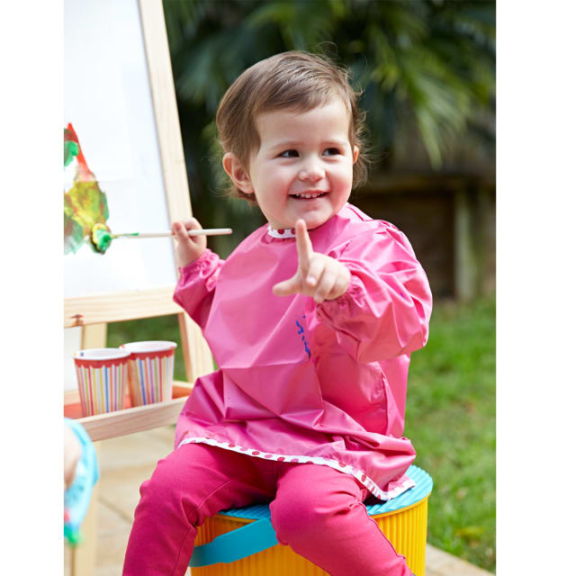 SILLY BILLYZ APRON SLEEVED SMALL PINK