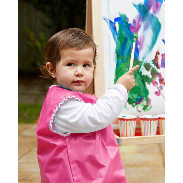 SILLY BILLYZ APRON SLEEVELESS MEDIUM PINK