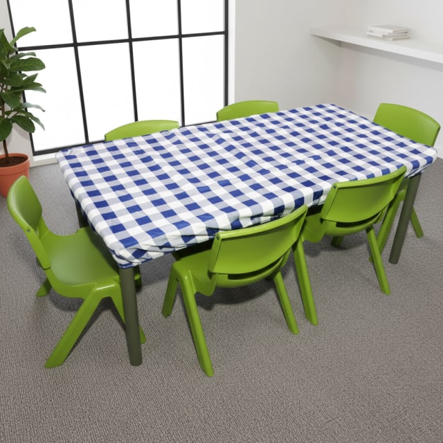 SILLY BILLYZ Tablecloth 120X60CM GINGHAM RECT BLUE