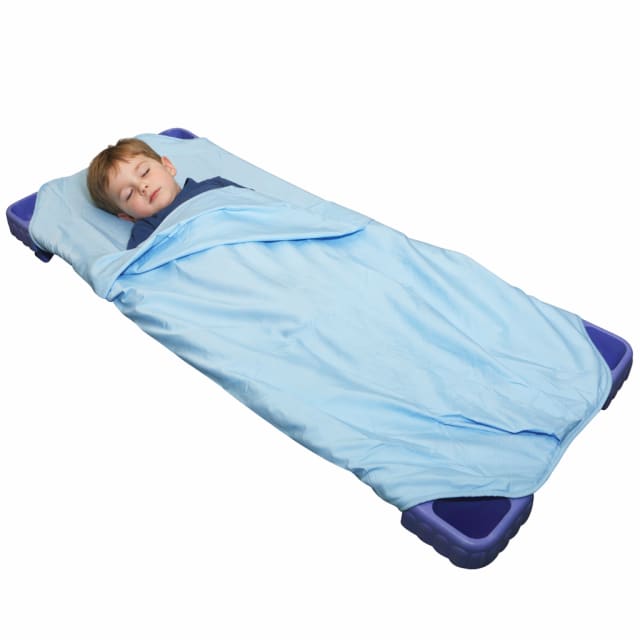 SILLY BILLYZ STACKER BED 1PC COMBO DUSTY BLUE POLYCOT