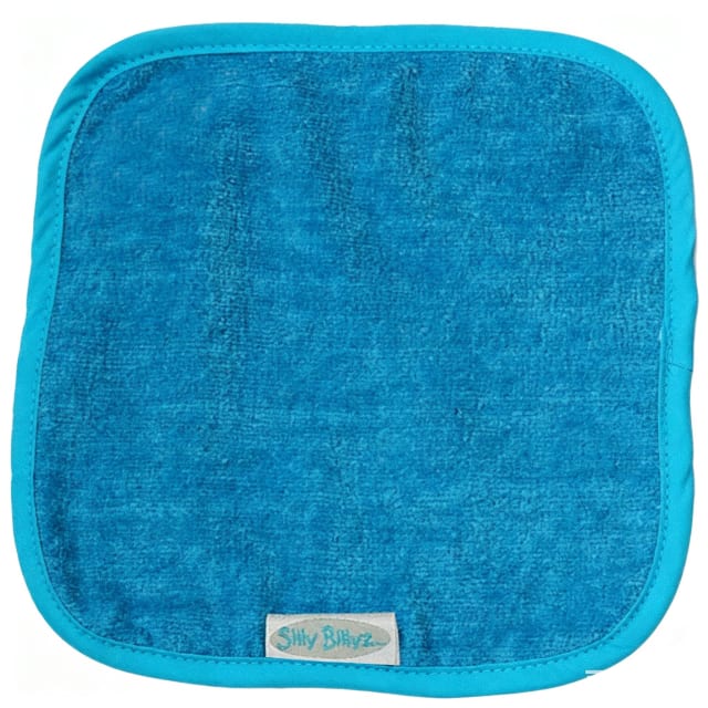 SILLY BILLYZ TOWEL FACE CLOTH AQUA