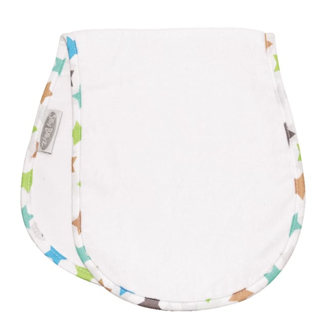 SILLY BILLYZ TOWEL SHOULDER BIB 1PK STELLA