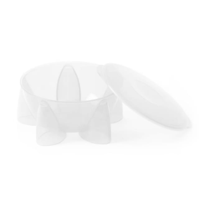 STEADYCO BOOSTER SNACK PLATE WHITE