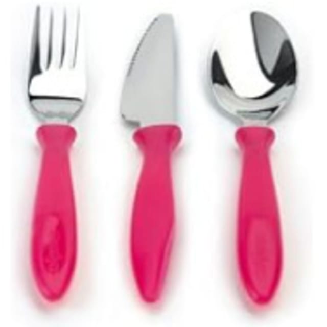 STEADYCO LETS EAT CUTLERY 3PCS PINK