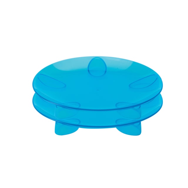 STEADYCO LETS EAT SNACK PLATE 2PK BLUE