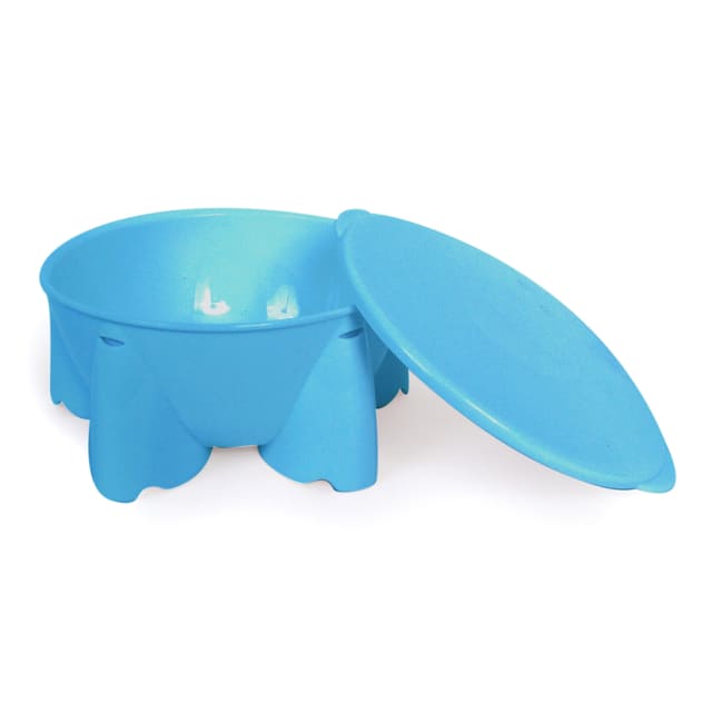 STEADYCO LETS EAT SNACK POT LID BLUE