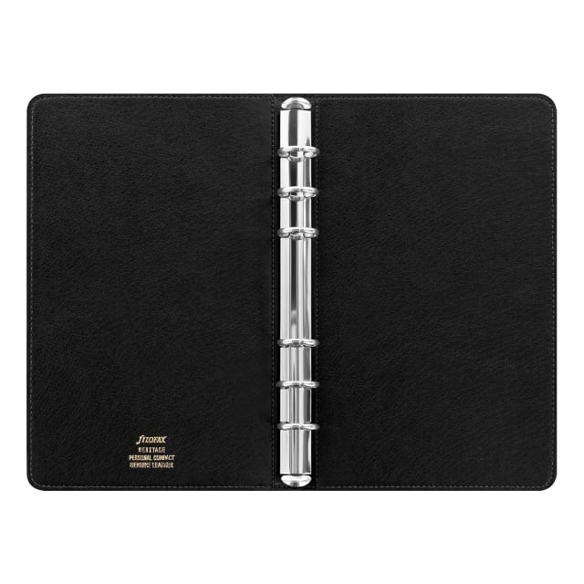 PERSONAL COMPACT HERITAGE ORGANISER BLACK