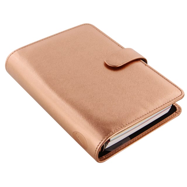 FILOFAX PERSONAL SAFFIANO ORGANISER ROSE GOLD