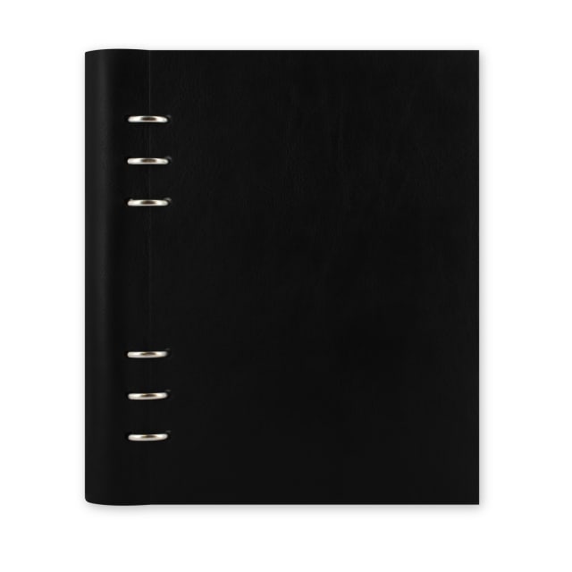 FILOFAX A5 CLASSIC CLIPBOOK BLACK