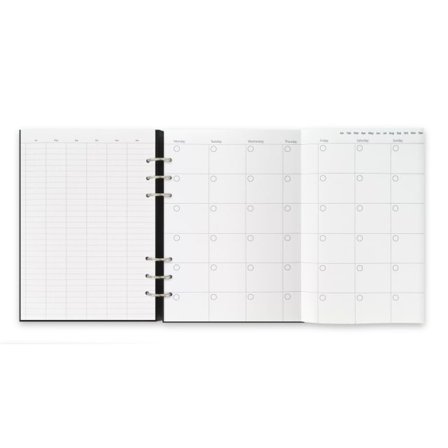 FILOFAX A5 CLASSIC CLIPBOOK BLACK