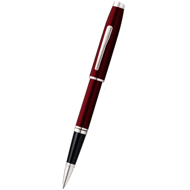 CROSS Coventry Red Lacquer with Chrome Rollerball Pen