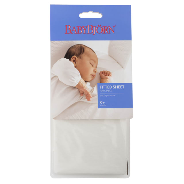 Baby Bjorn Fitted Sheet for Cradle Bassinet