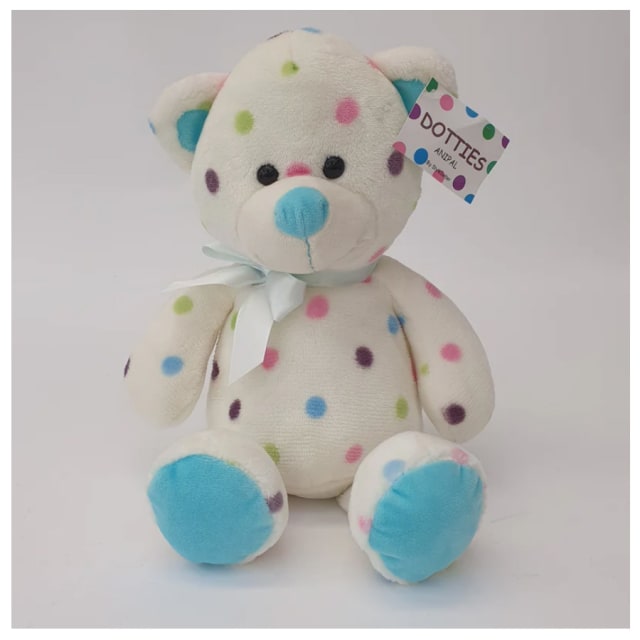 ANIPALS AP 45016 Dot Bear Blue 25cm
