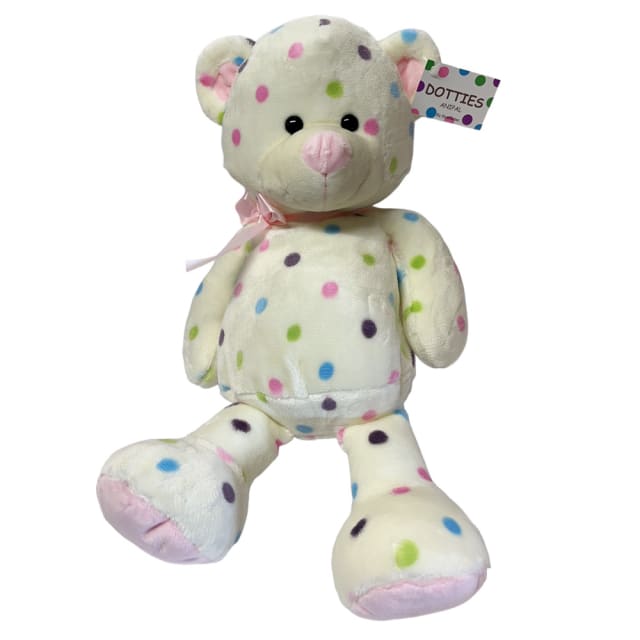 ANIPALS AP 45019 Dot Bear Pink 30cm