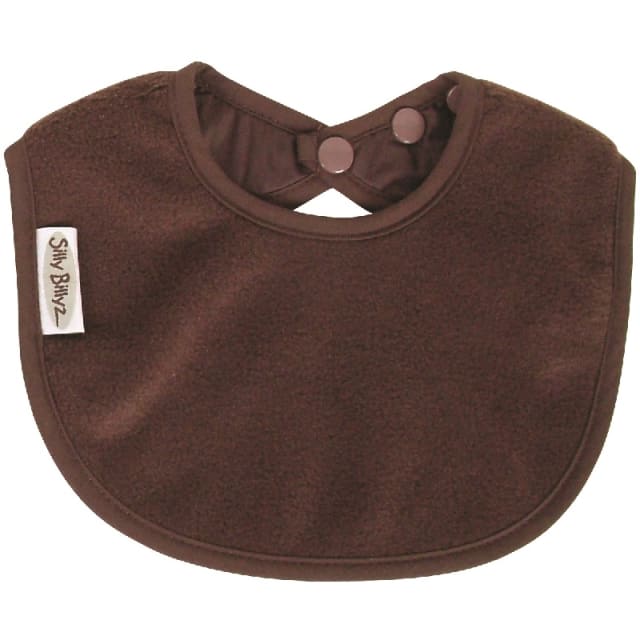 SILLY BILLYZ Fleece Biblet Chocolate