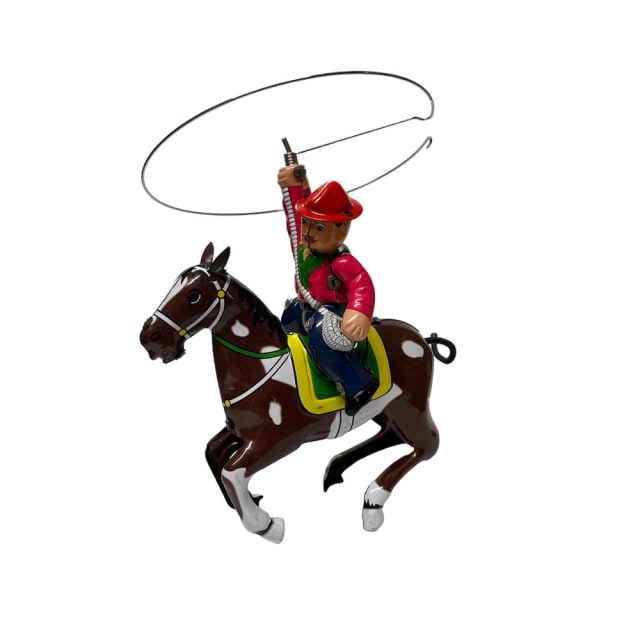 DAKOTA Cowboy on Horse Retro