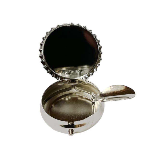 AZTEC 101 DS Cig Case Silver B/Fly