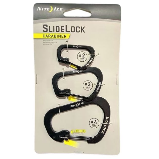 NITE IZE Slidelock Carabiner 3pack