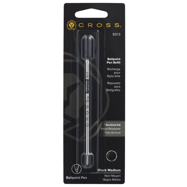 CROSS Refill Medium Black Ballpoint 1 Pack