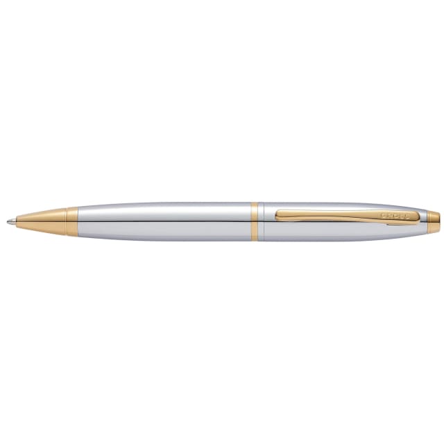 CROSS Calais Medalist Chrome/Gold Ballpoint Pen