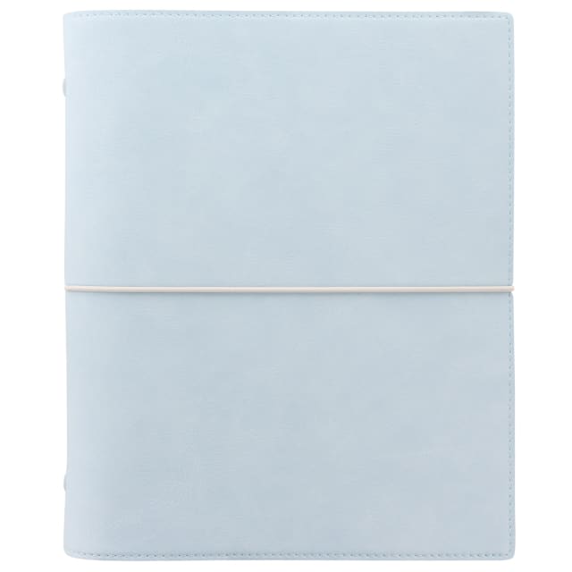 FILOFAX A5 DOMINO SOFT ORGANISER PALE BLUE