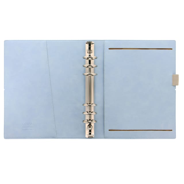 FILOFAX A5 DOMINO SOFT ORGANISER PALE BLUE