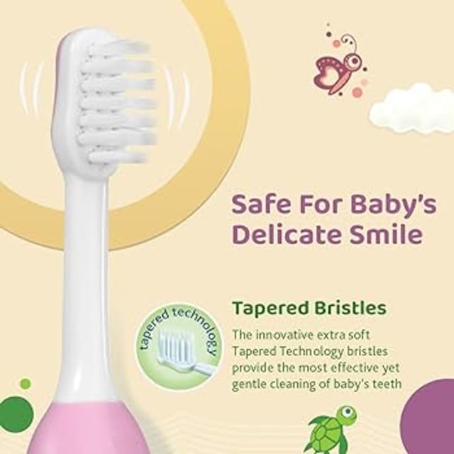 CHICCO Oral Care: Toothbrush 6-36m Pink