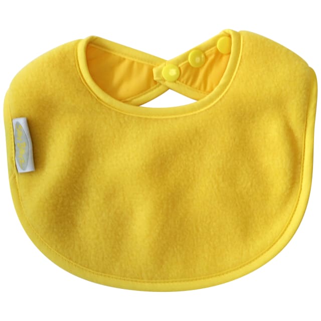 SILLY BILLYZ Yellow Fleece Biblet