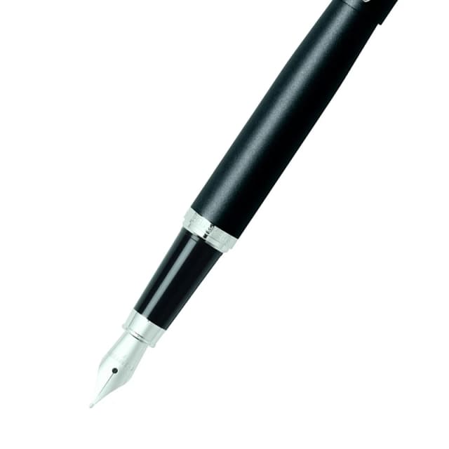 SHEAFFER VFM Matte/Chrome Medium Fountain Pen Hang Sell