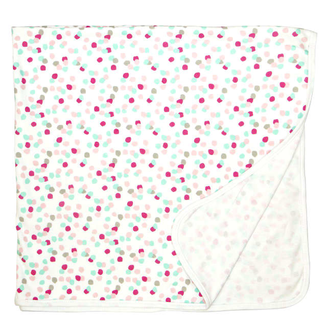 SILLY BILLYZ JERSEY SWADDLE BLANKET CONFETTI