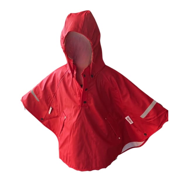 SILLY BILLYZ Wet Weather Poncho Red